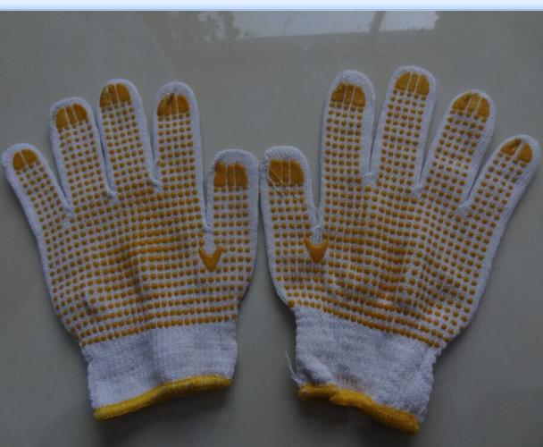劳保用品工厂 批发"贵隆"牌pvc点塑点胶 超耐磨防滑手套